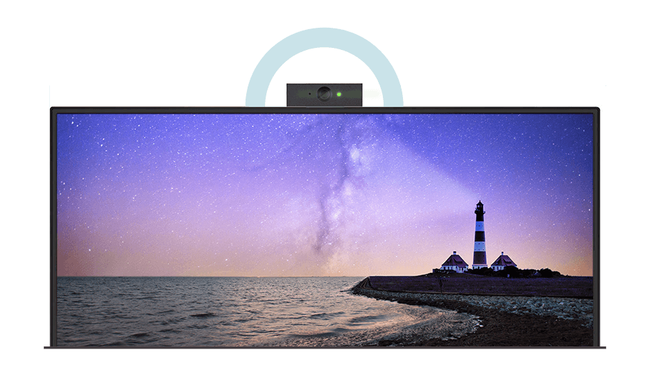 Webcam bật l&ecirc;n